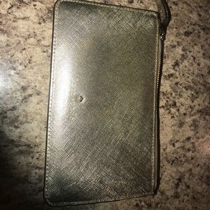 Kate Spade Gold Wristlet
